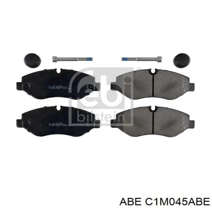 Колодки гальмівні передні, дискові C1M045ABE ABE