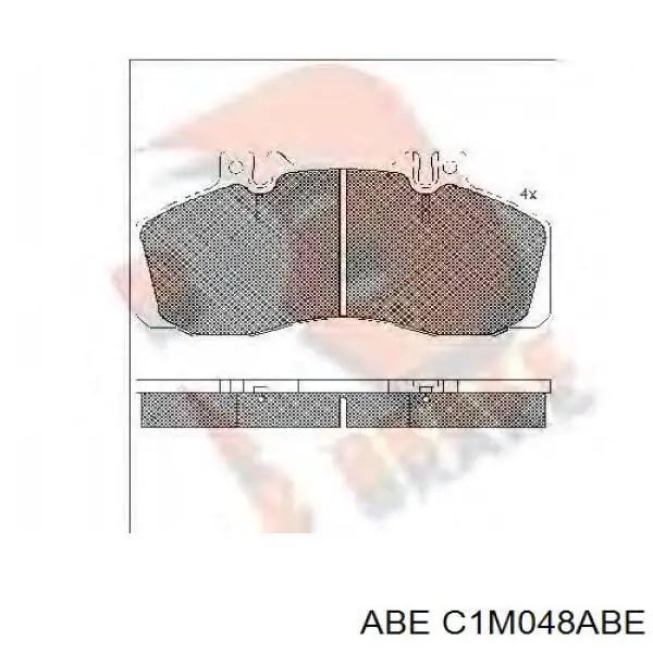 Задні гальмівні колодки C1M048ABE ABE