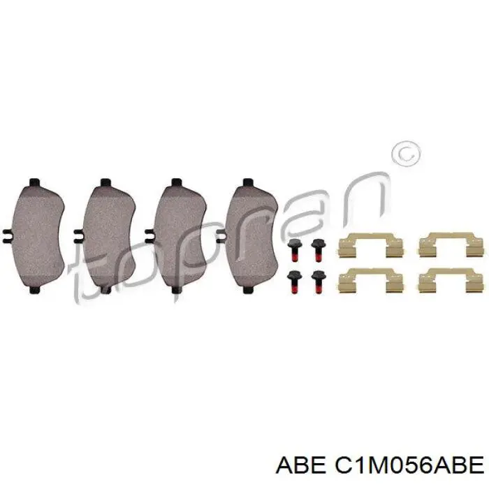 Передні тормозні колодки C1M056ABE ABE