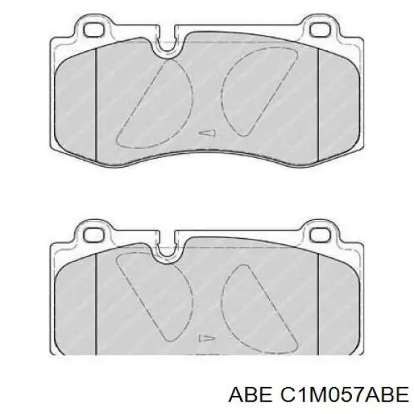 Передні тормозні колодки C1M057ABE ABE