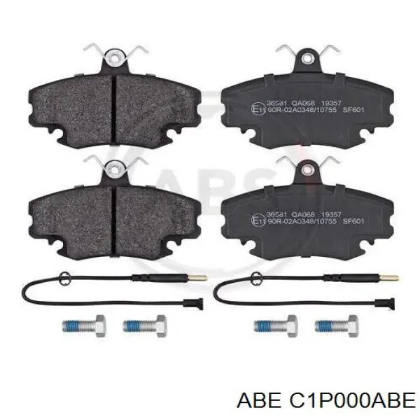 Передні тормозні колодки C1P000ABE ABE