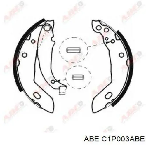 Гальмівні колодки ABE C1P003ABE ціна, від 13.33 USD