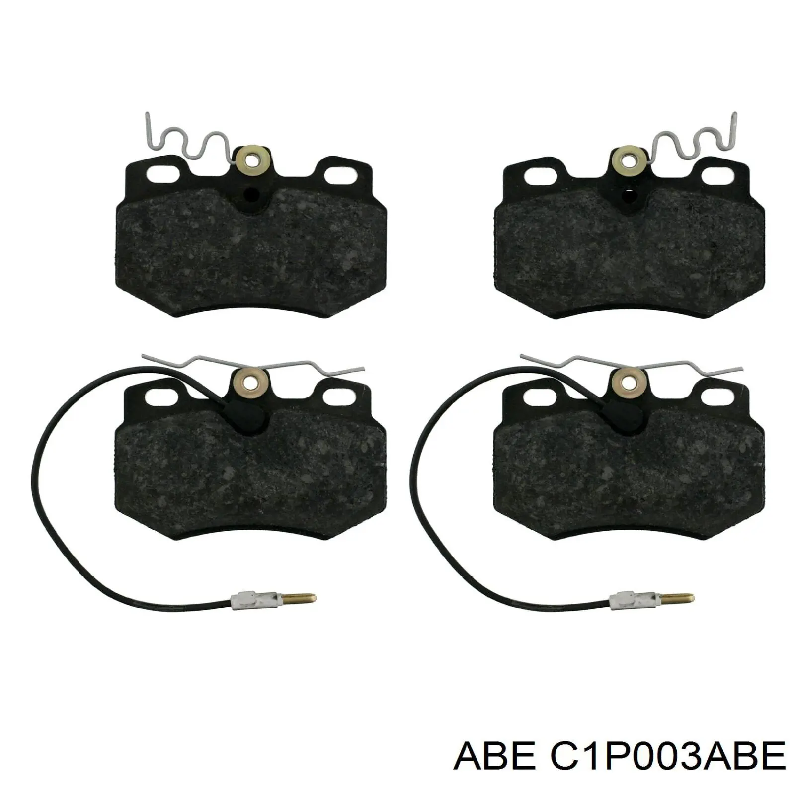 C1P003ABE ABE колодки гальмівні передні, дискові