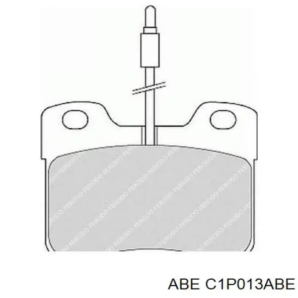 Купити C1P013ABE ABE Колодки гальмівні передні, дискові