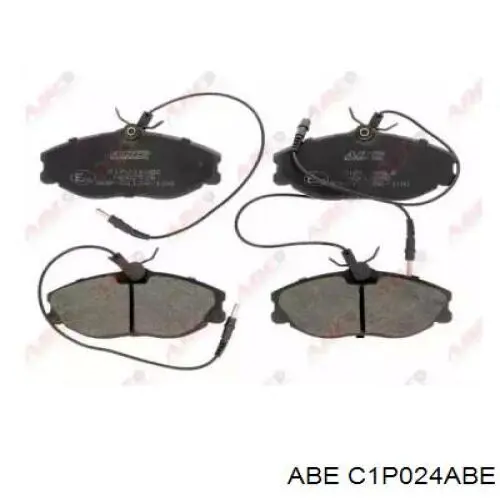 Гальмівні колодки ABE C1P024ABE ціна, від 18.13 USD