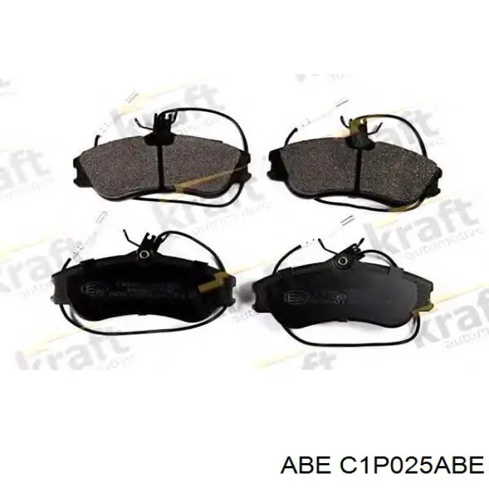 Передні тормозні колодки C1P025ABE ABE