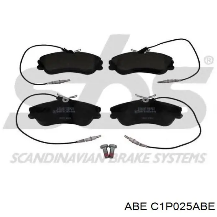 Купити C1P025ABE ABE Колодки гальмівні передні, дискові
