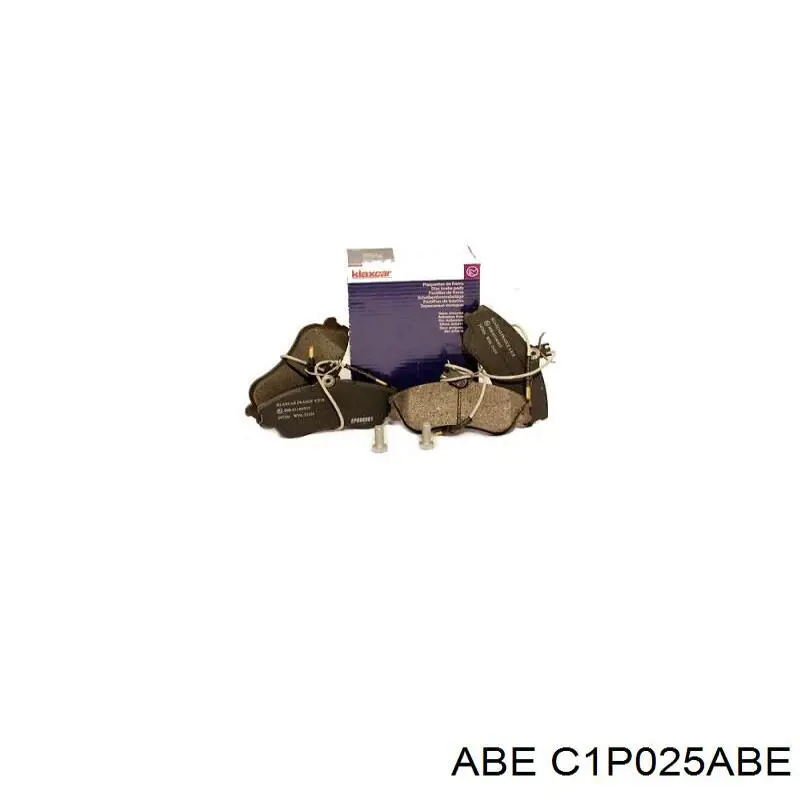 C1P025ABE ABE Передні гальмівні колодки
