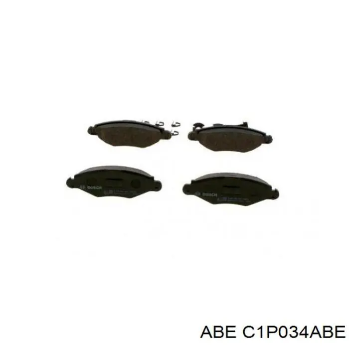 Передні тормозні колодки C1P034ABE ABE
