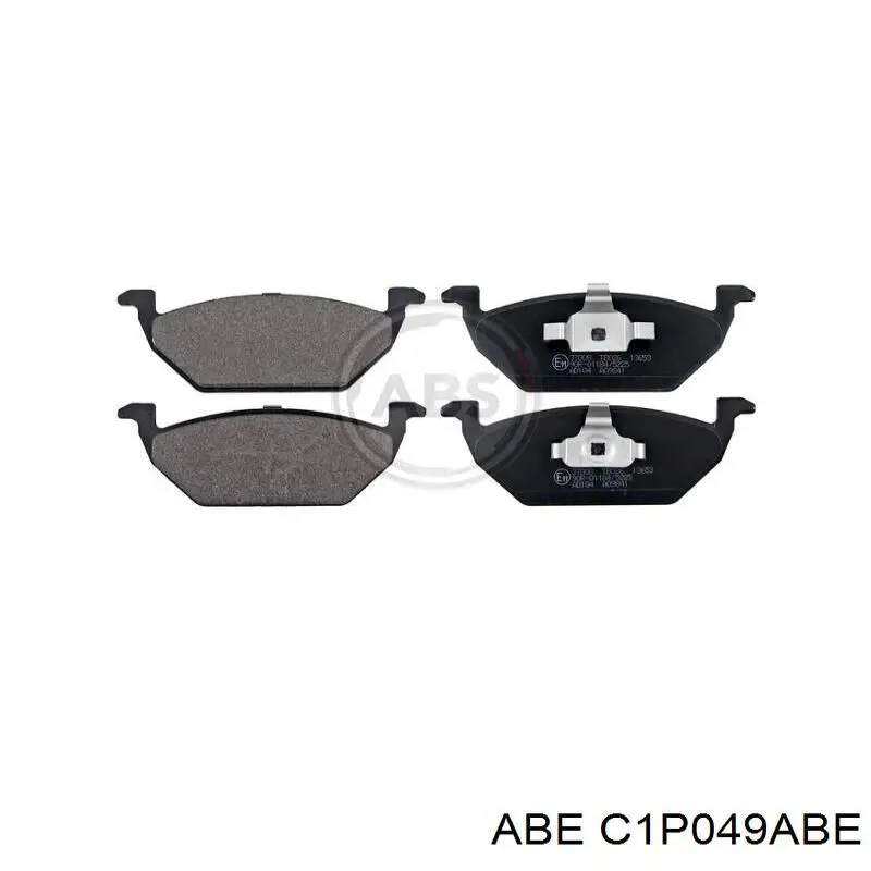 Передні тормозні колодки C1P049ABE ABE
