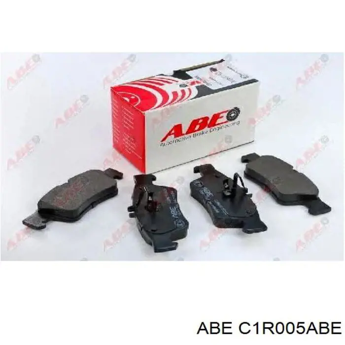 C1R005ABE ABE колодки гальмівні передні, дискові