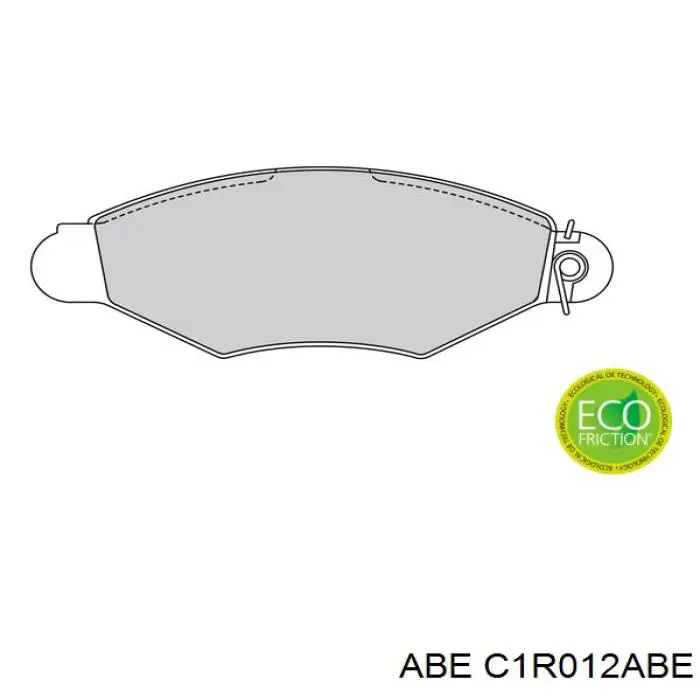 Купити C1R012ABE ABE Колодки гальмівні передні, дискові