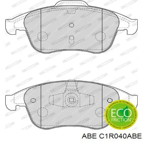 Тормозні колодки ABE C1R040ABE