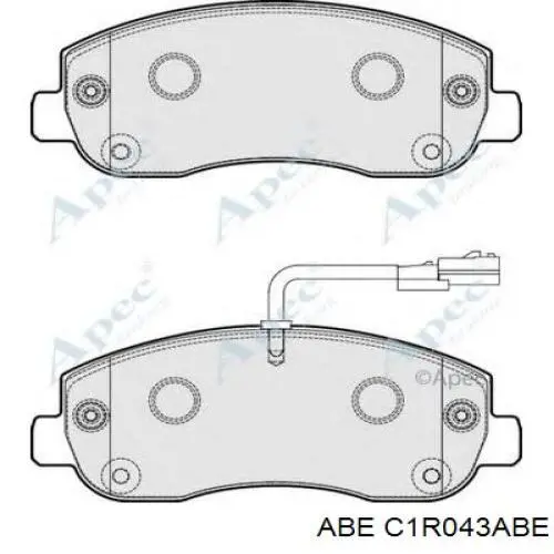 Передні тормозні колодки C1R043ABE ABE