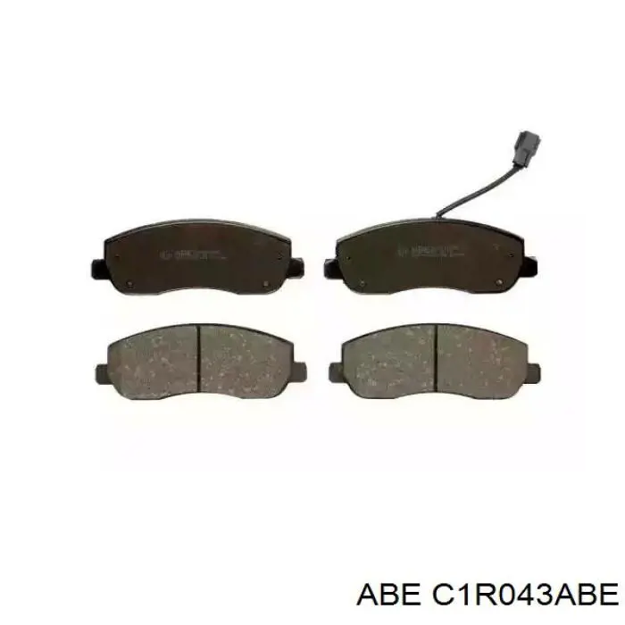 Колодки гальмівні передні, дискові C1R043ABE ABE