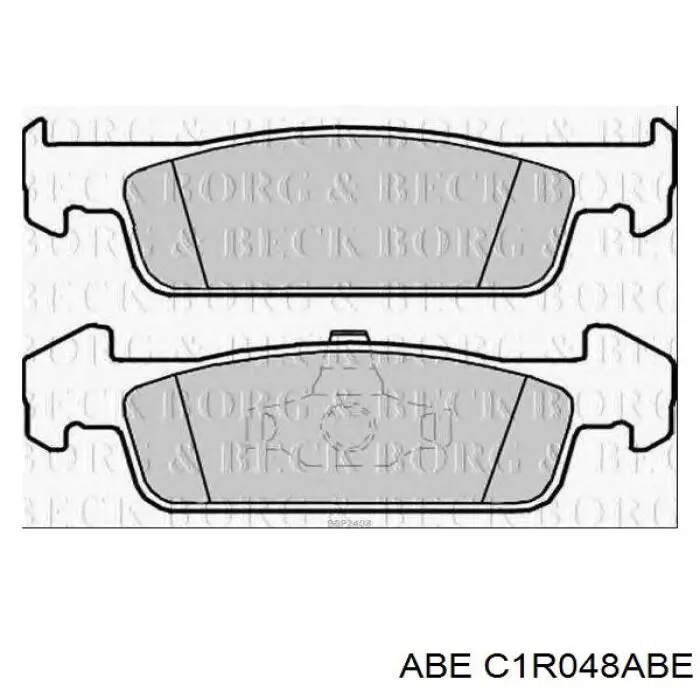 Гальмівні колодки ABE C1R048ABE ціна, від 18.06 USD