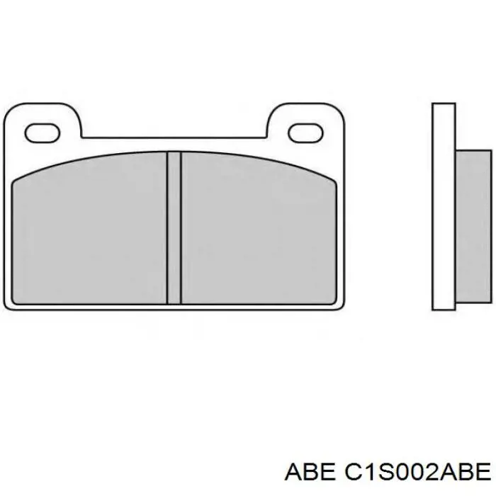 Гальмівні колодки ABE C1S002ABE ціна, від 27.26 USD