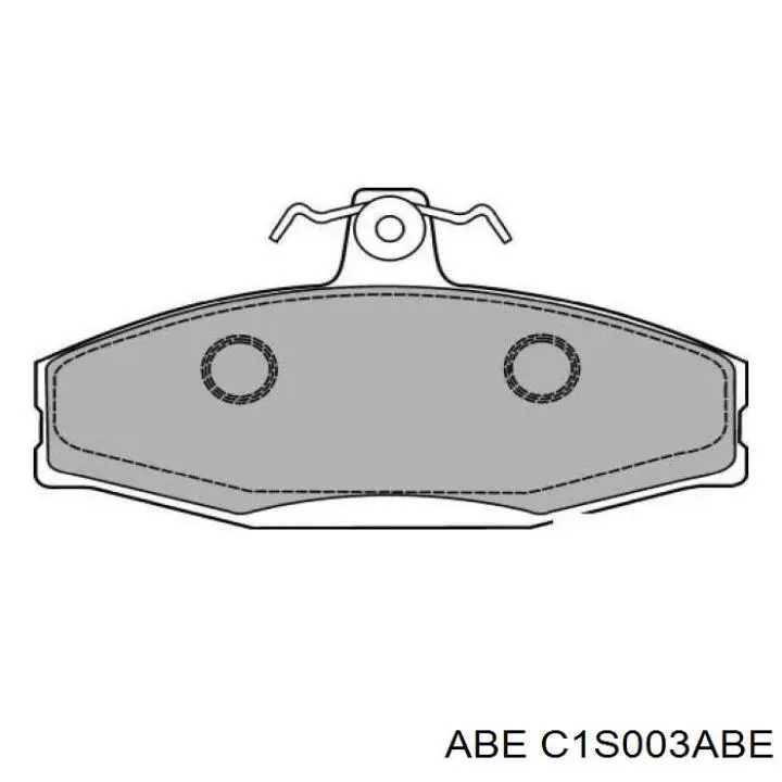 Купити C1S003ABE ABE Колодки гальмівні передні, дискові