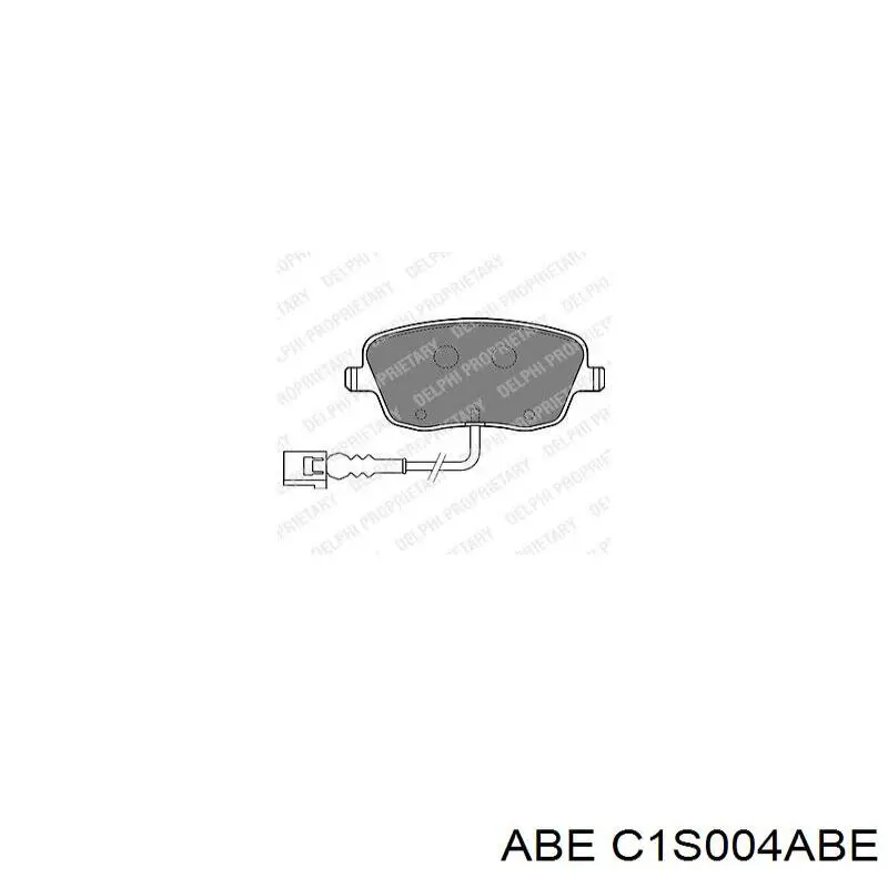 Купити C1S004ABE ABE Колодки гальмівні передні, дискові