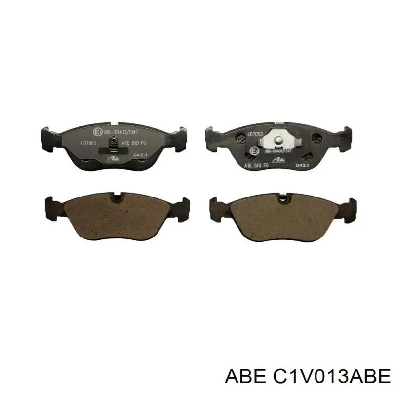 C1V013ABE ABE колодки гальмівні передні, дискові
