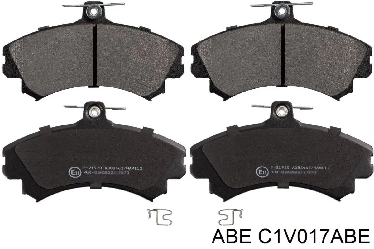 Задні гальмівні колодки ABE C1V017ABE ціна, від 15.25 USD
