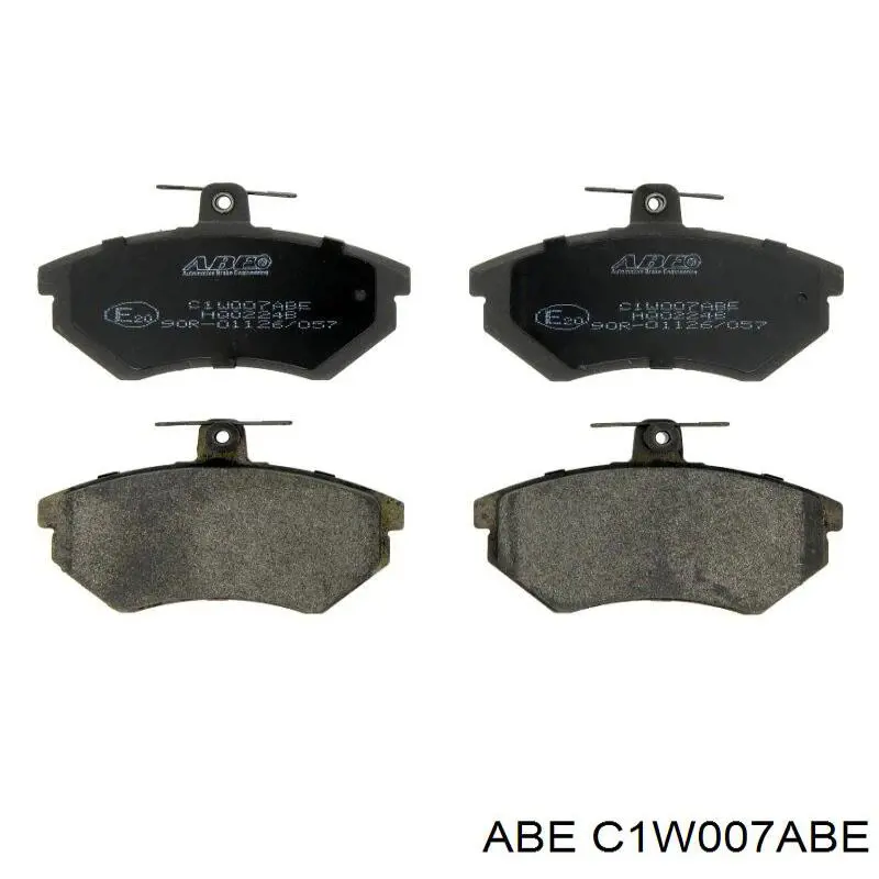 C1W007ABE ABE колодки гальмівні передні, дискові