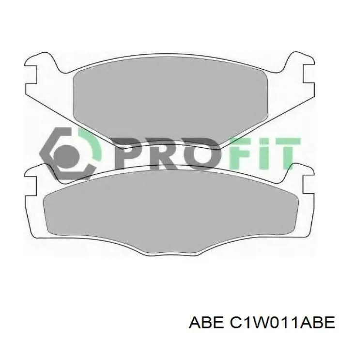 Купити C1W011ABE ABE Колодки гальмівні передні, дискові