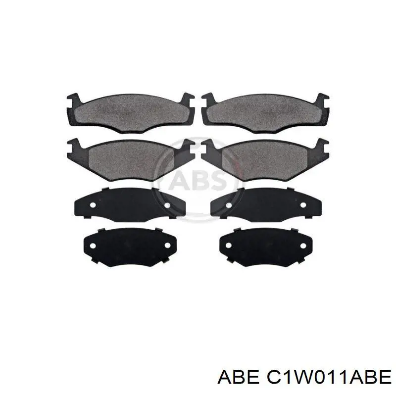 Передні тормозні колодки C1W011ABE ABE