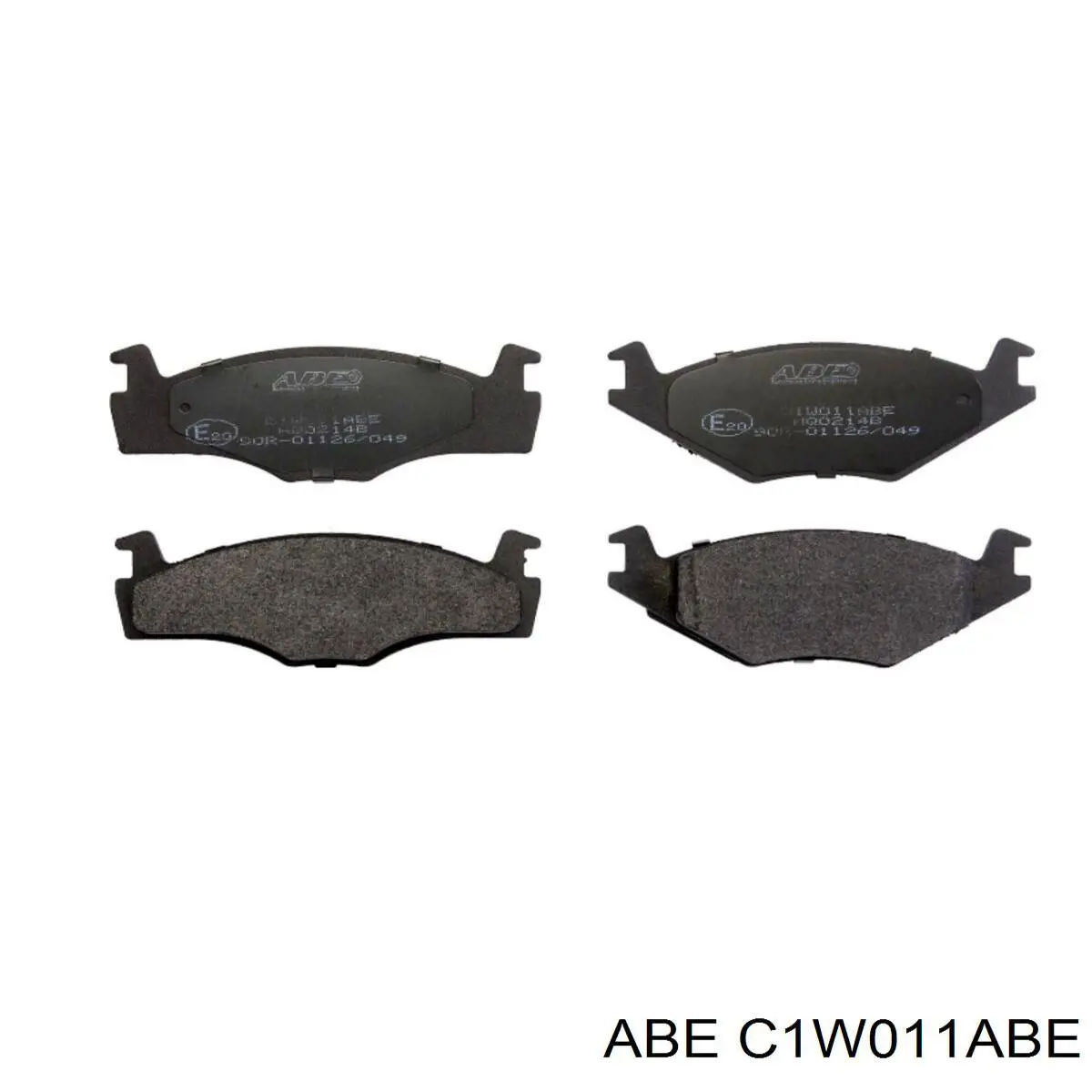 C1W011ABE ABE Передні гальмівні колодки