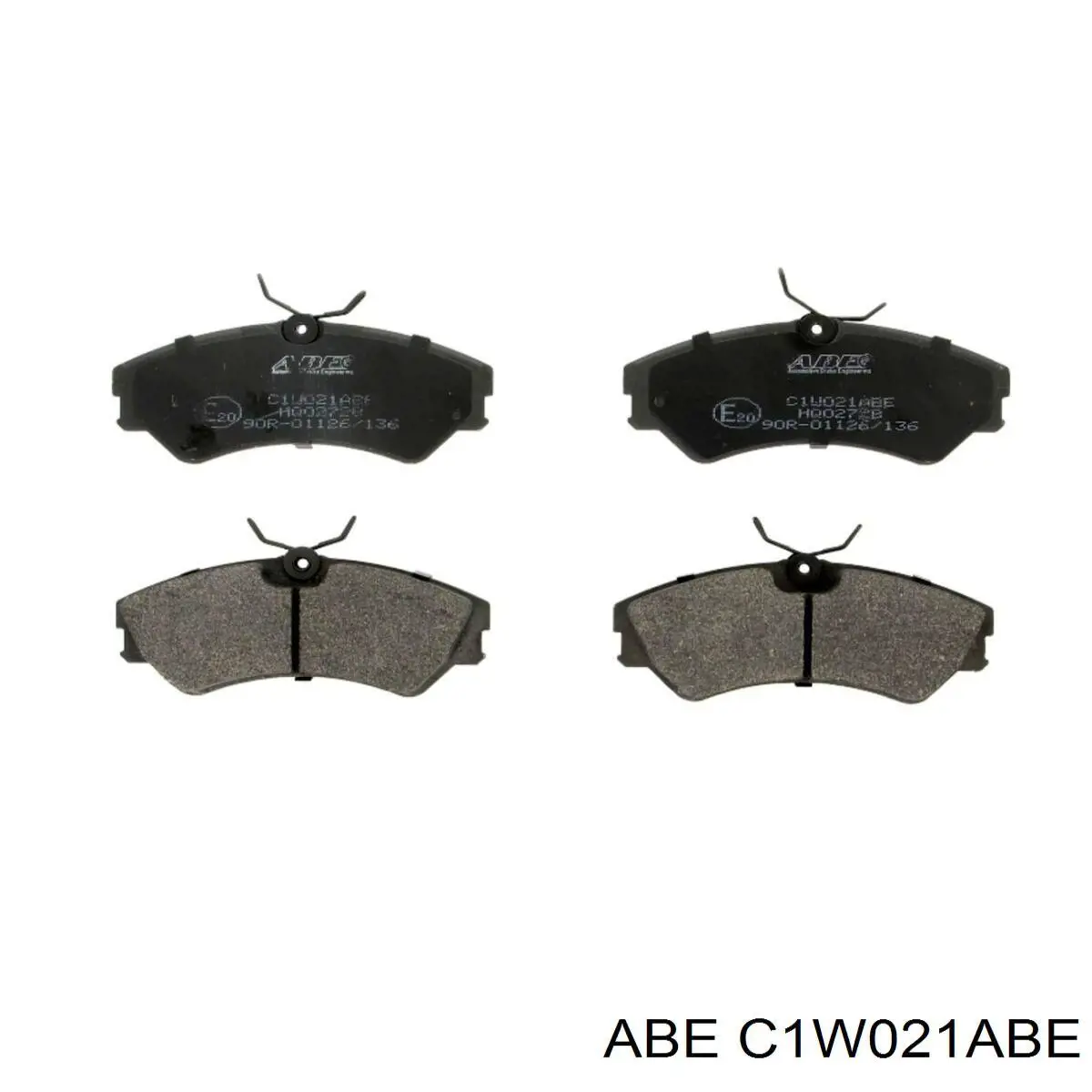 C1W021ABE ABE колодки гальмівні передні, дискові