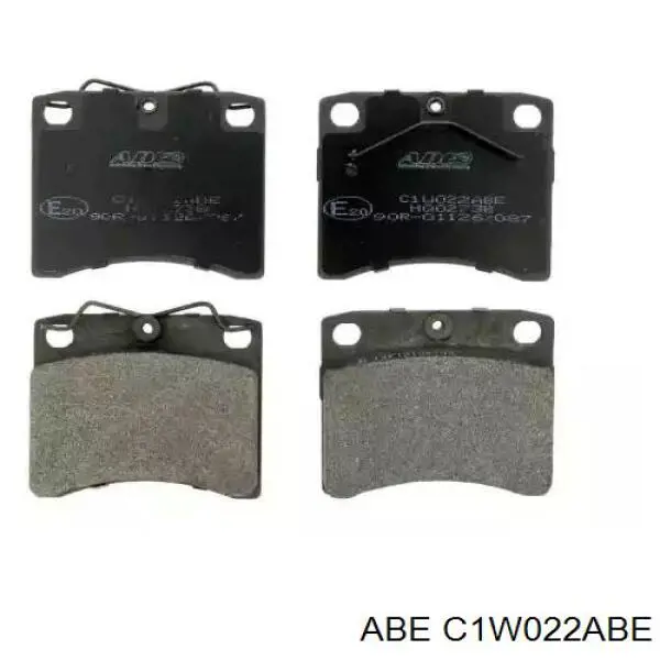 C1W022ABE ABE колодки гальмівні передні, дискові