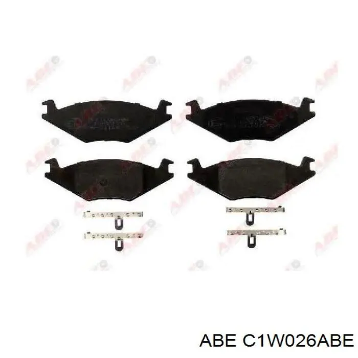 Тормозні колодки ABE C1W026ABE