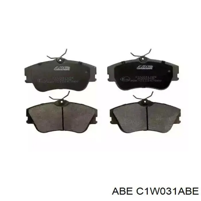 C1W031ABE ABE Передні гальмівні колодки