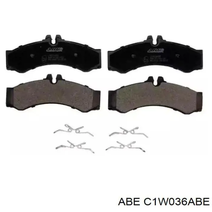 C1W036ABE ABE Передні гальмівні колодки