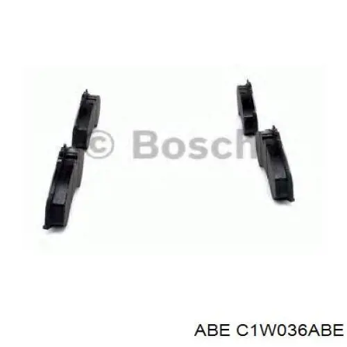 Гальмівні колодки ABE C1W036ABE ціна, від 22.24 USD