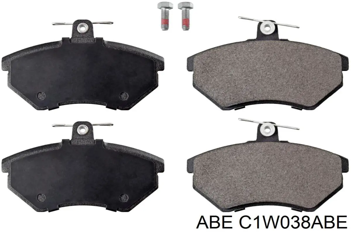 C1W038ABE ABE колодки гальмівні передні, дискові