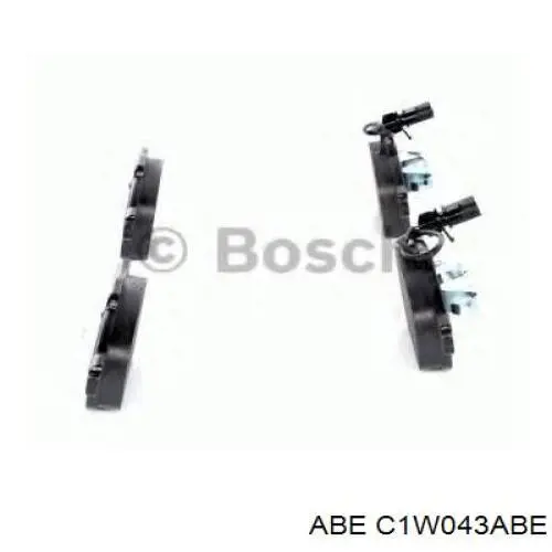 Передні тормозні колодки C1W043ABE ABE