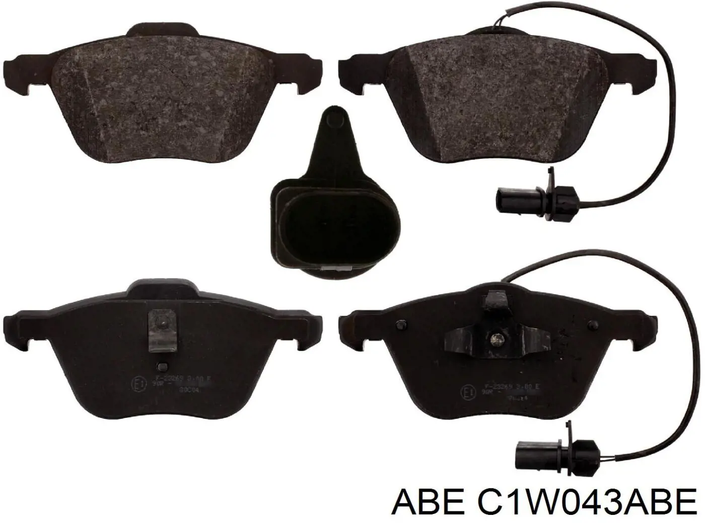 Гальмівні колодки ABE C1W043ABE ціна, від 27.08 USD