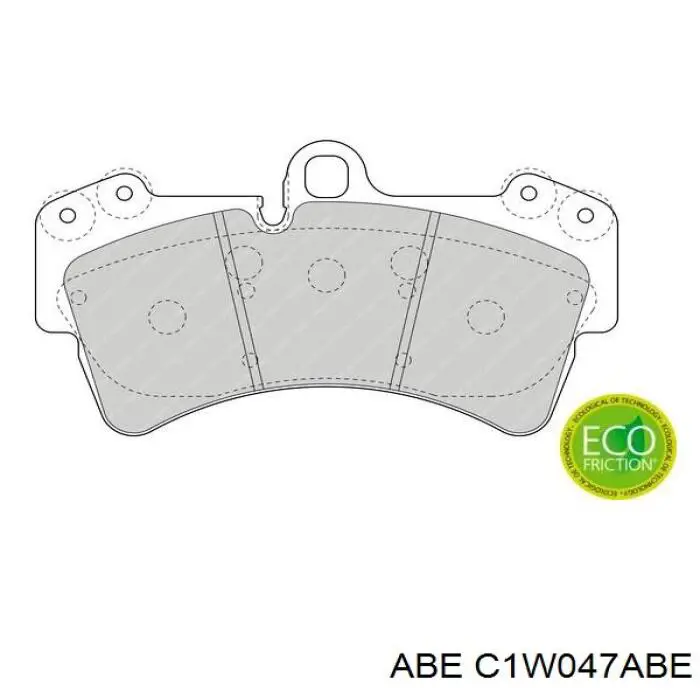 Купити C1W047ABE ABE Колодки гальмівні передні, дискові