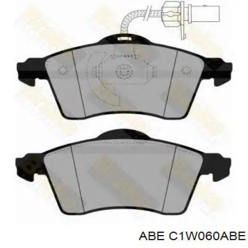 Передні тормозні колодки C1W060ABE ABE