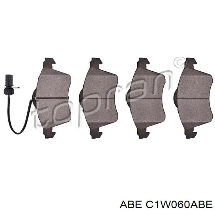 Гальмівні колодки ABE C1W060ABE ціна, від 22.30 USD