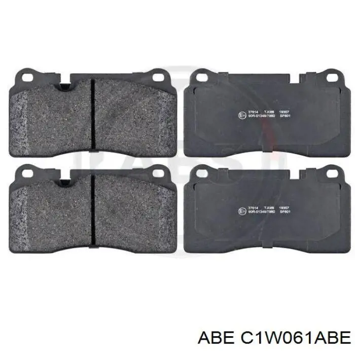 Гальмівні колодки ABE C1W061ABE ціна, від 34.99 USD