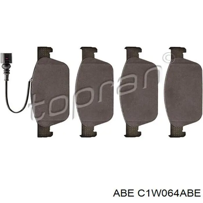 Гальмівні колодки ABE C1W064ABE ціна, від 35.72 USD