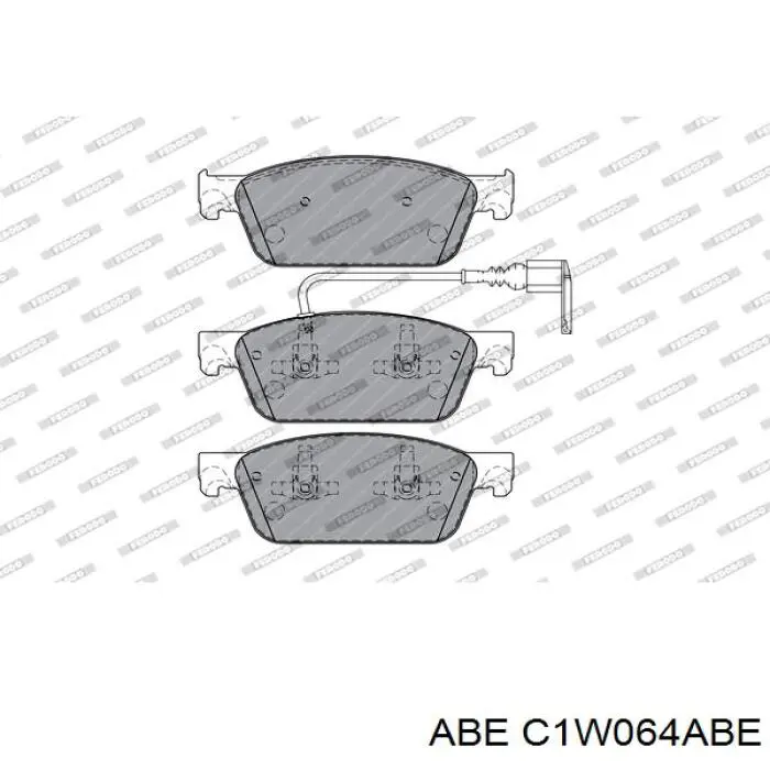 Купити C1W064ABE ABE Колодки гальмівні передні, дискові