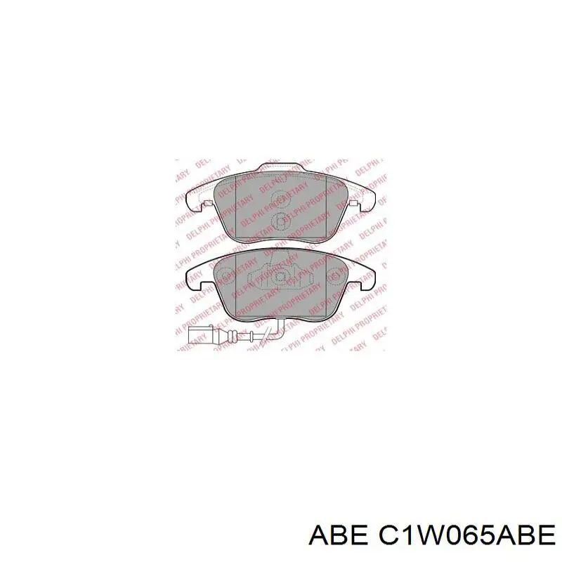 Передні тормозні колодки C1W065ABE ABE