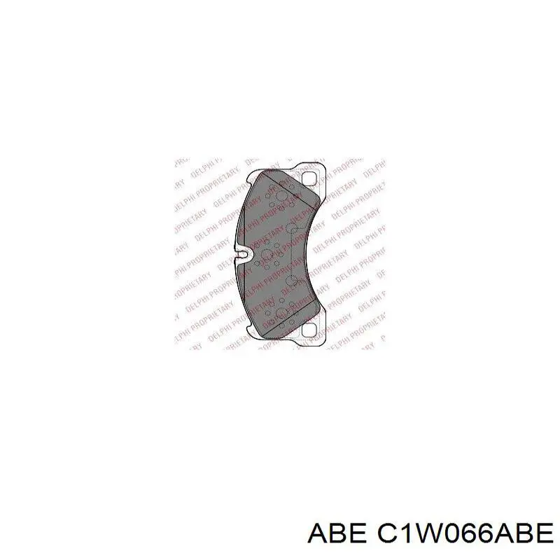 Передні тормозні колодки C1W066ABE ABE