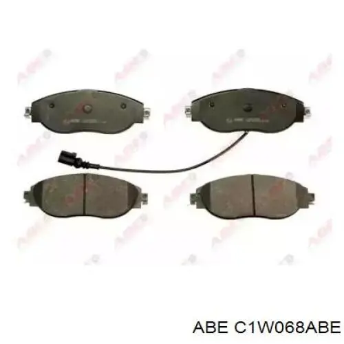 C1W068ABE ABE колодки гальмівні передні, дискові
