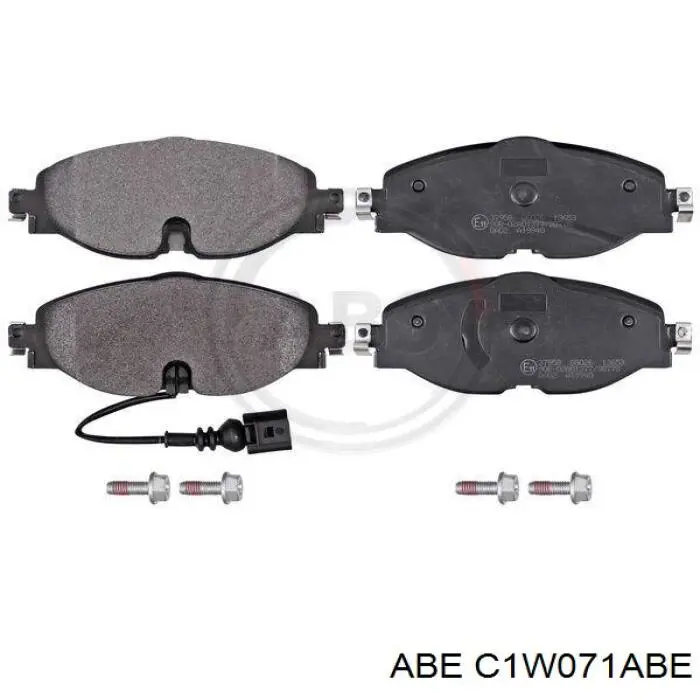 Гальмівні колодки ABE C1W071ABE ціна, від 33.61 USD