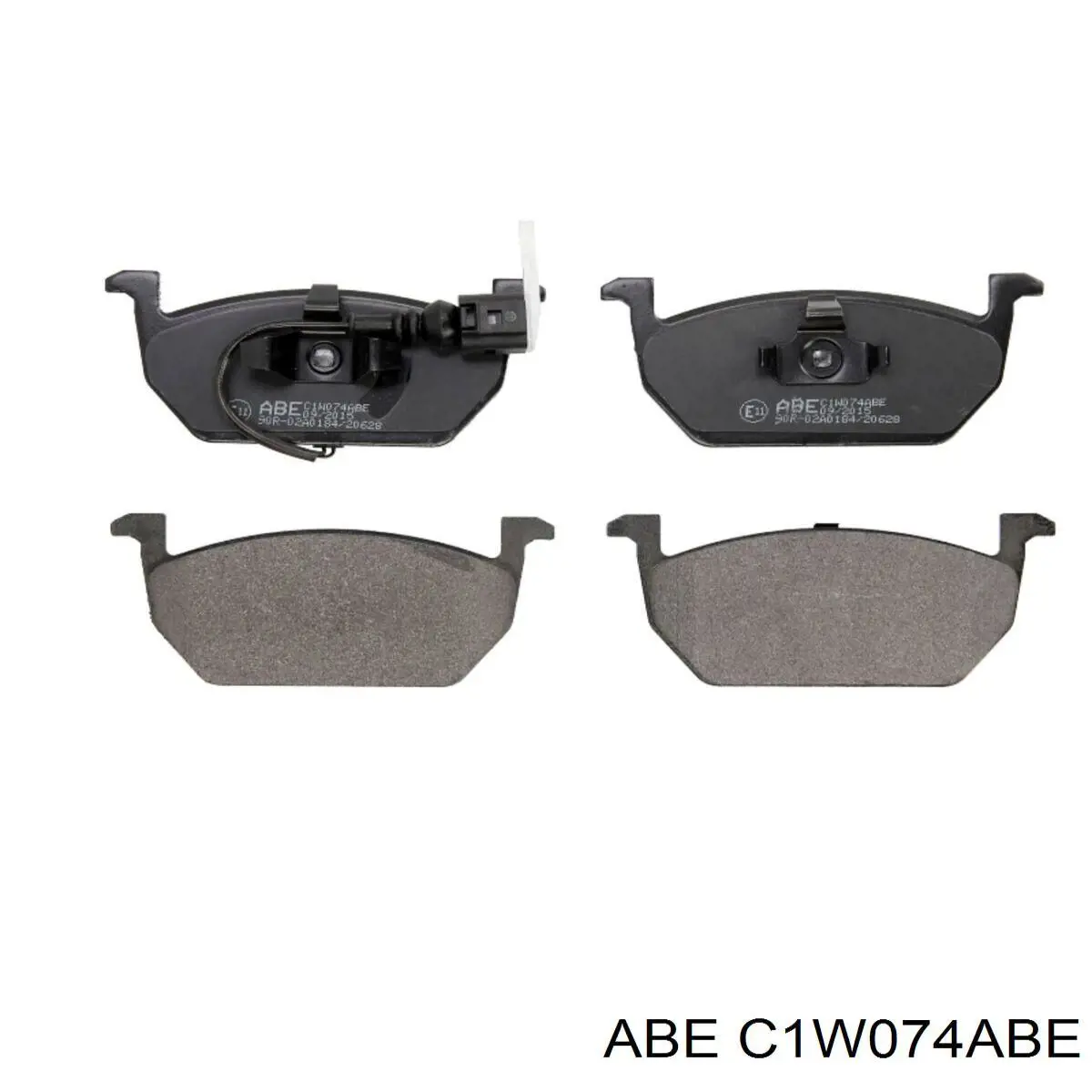 Гальмівні колодки ABE C1W074ABE ціна, від 26.52 USD