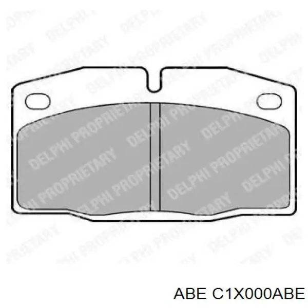 Гальмівні колодки ABE C1X000ABE ціна, від 9.85 USD